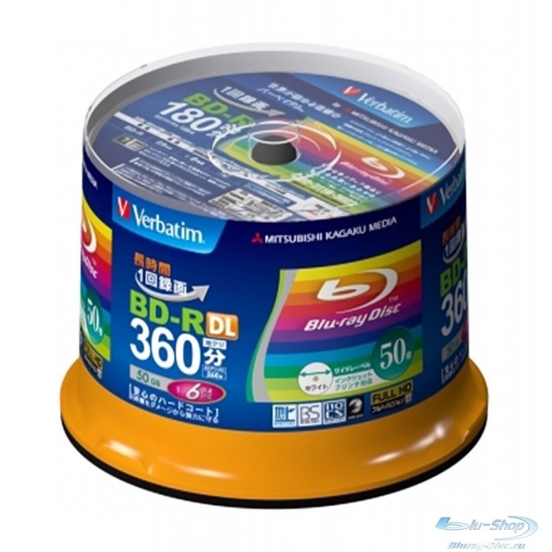 Verbatim Blu-ray диски 50 ГБ 6X