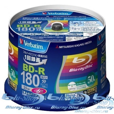 Verbatim Blu-ray диски 25 ГБ 6X 1 шт.